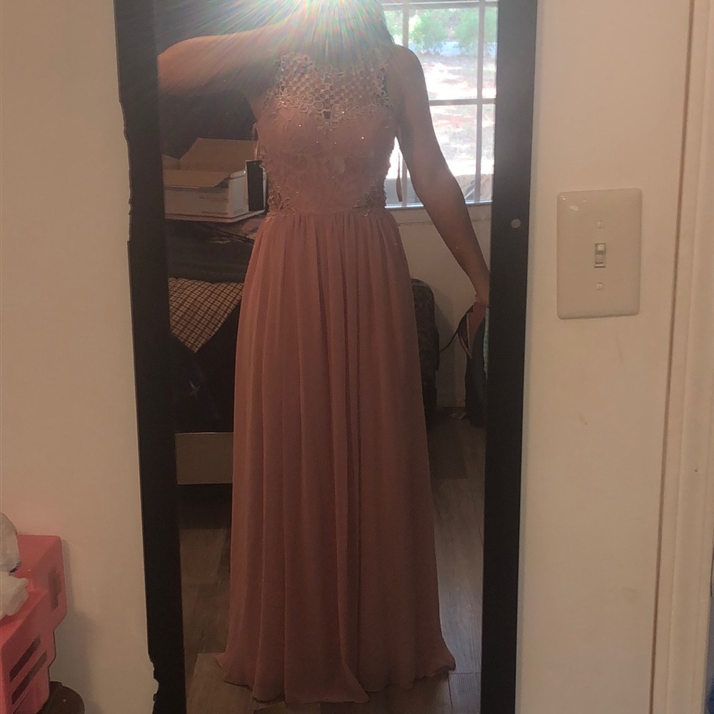 Blush Pink Formal dress.